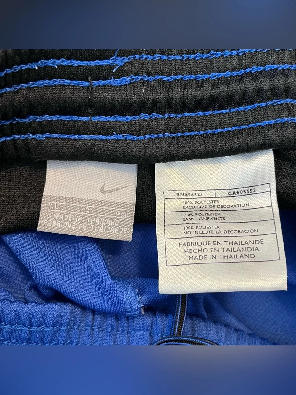 Vintage Nike Y2K Blue Shorts Men’s Large
